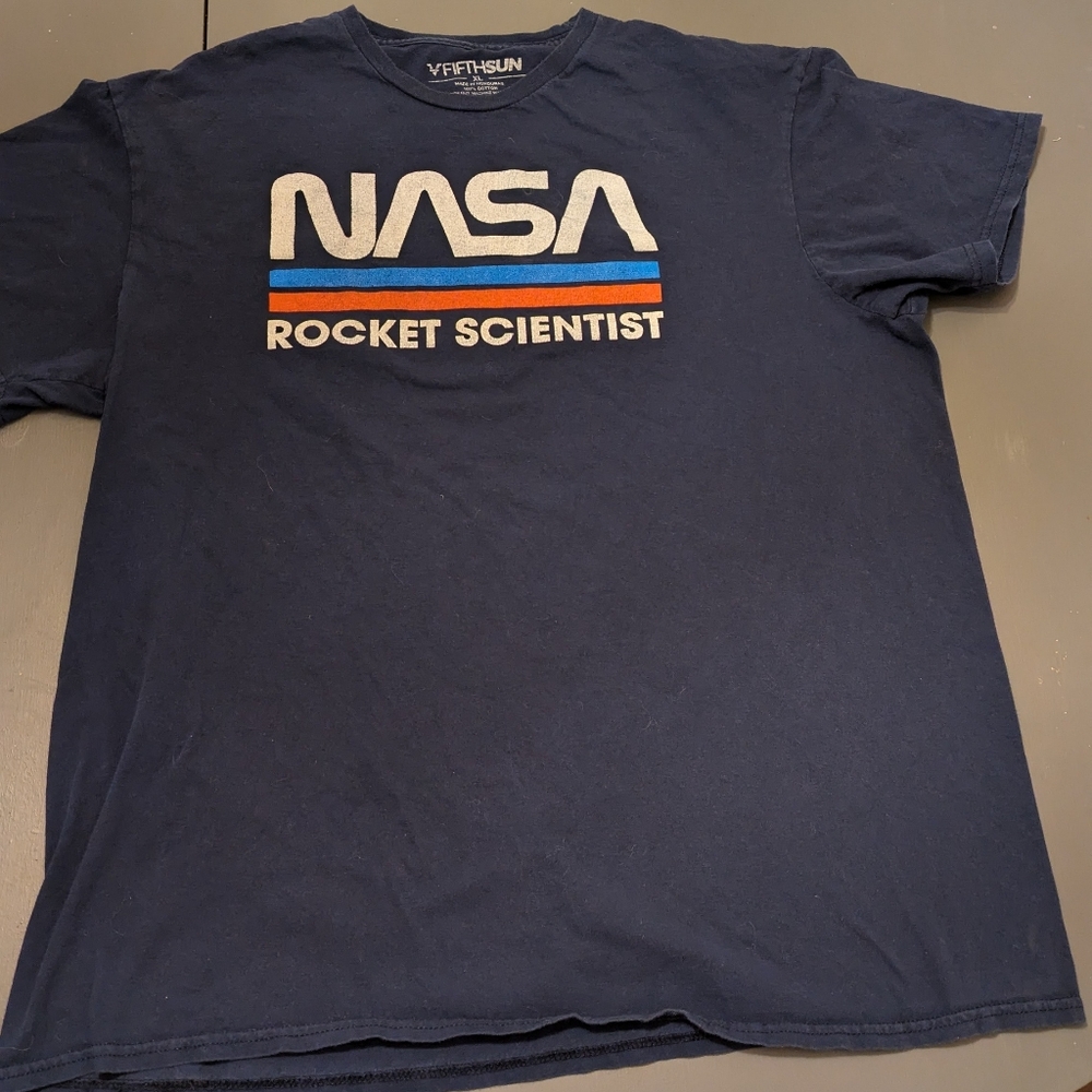 Vintage NASA Rocket Scientist Navy T-Shirt